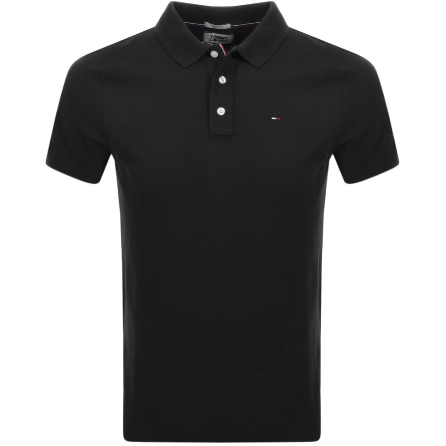 Alternative Image for ProductTommy Jeans Slim Fit Polo Shirt Black1